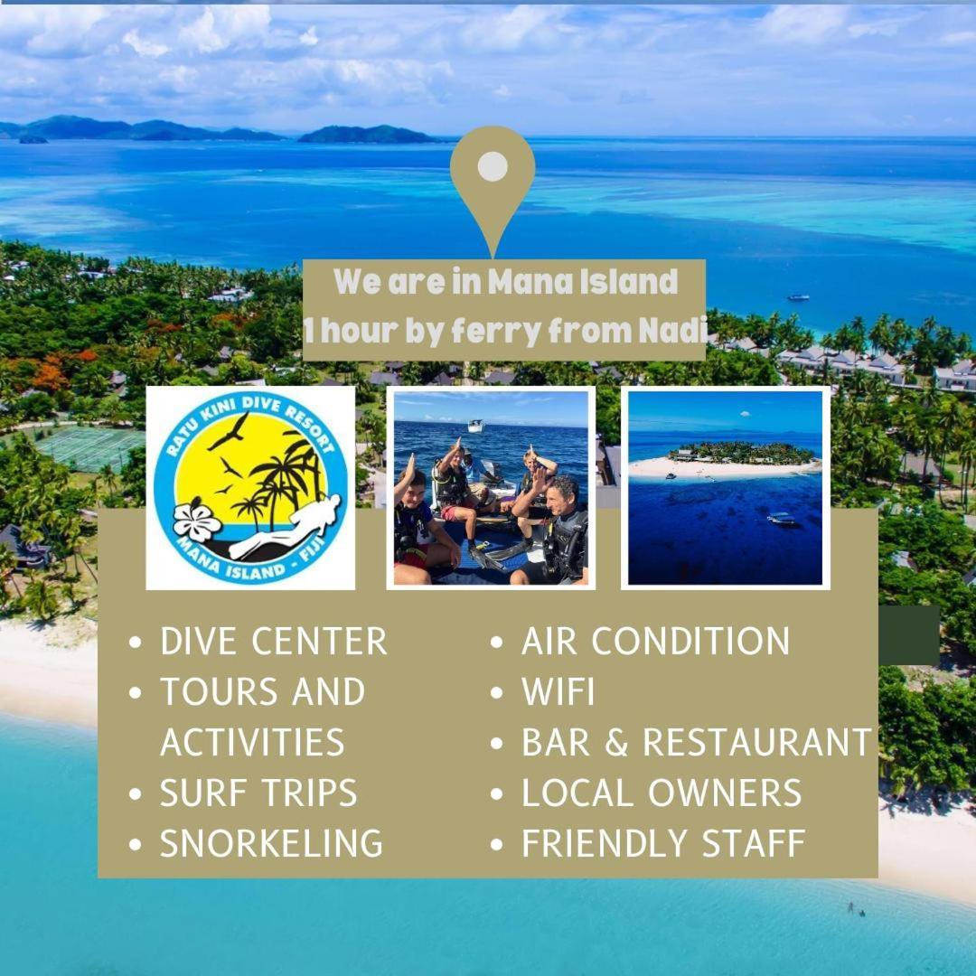 Ratu Kini Dive & Stay Mana Island Exterior photo